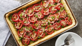 Slab Tomato Pie