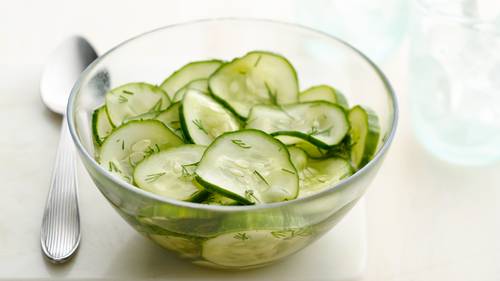 Cucumber Salad Recipe Bettycrocker Com