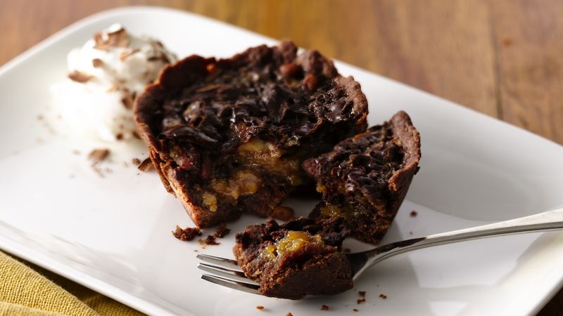 Bourbon-Chocolate-Pecan Mini Pies