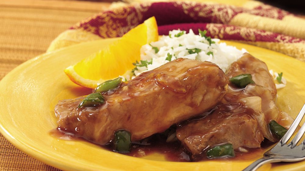 SlowCooker OrangeGlazed Country Ribs recipe from