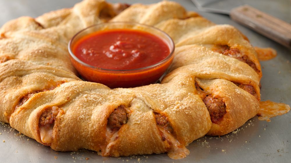 Crescent Roll Pizza Ring Crescent Roll Pizza Ring