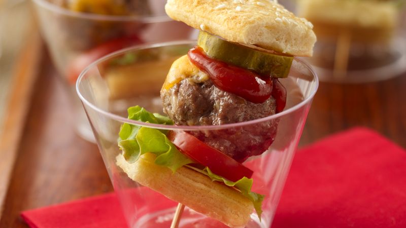 Juicy Meatball Skewers