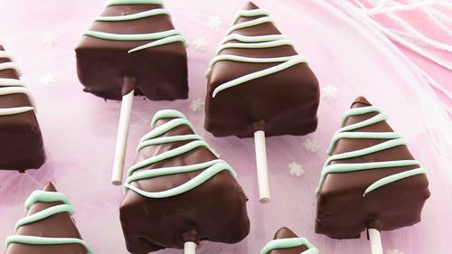 Chocolate-Covered Cheesecake Trees_image