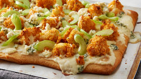 Buffalo Cauliflower White Pizza