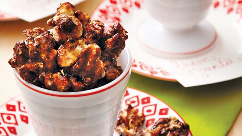 Spiced Glazed Walnuts