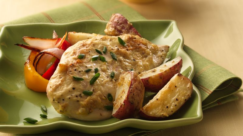 Zesty Roasted Chicken and Potatoes