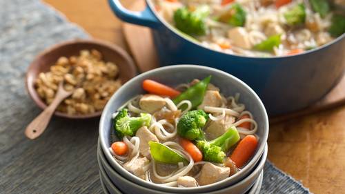 One-Pot Gluten-Free Asian Chicken and Noodles image