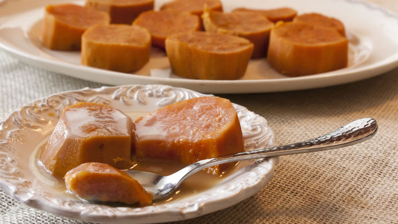 Camotes Enmielado (Candied Sweet Potatoes)
