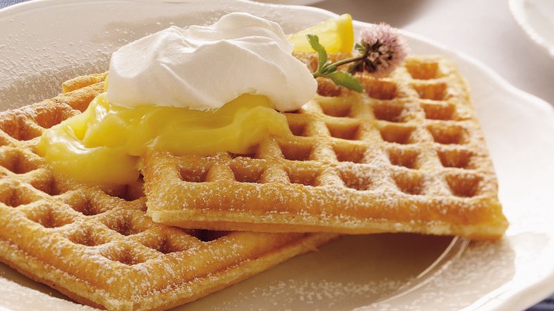 Lemon Cream Pie Waffles