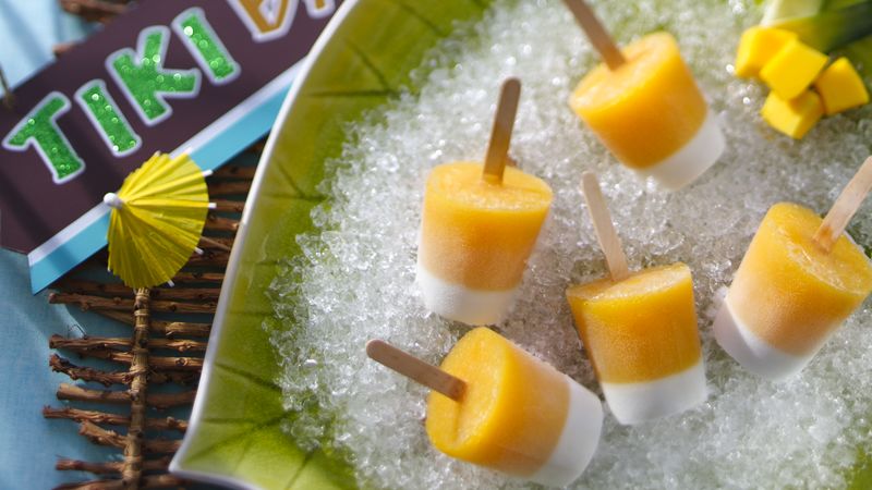 Sucettes glacées au Mai Tai hawaïen