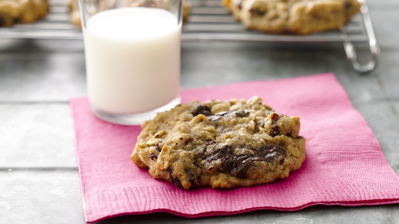 Galletas de Desayuno de Chocolate y Cerezas