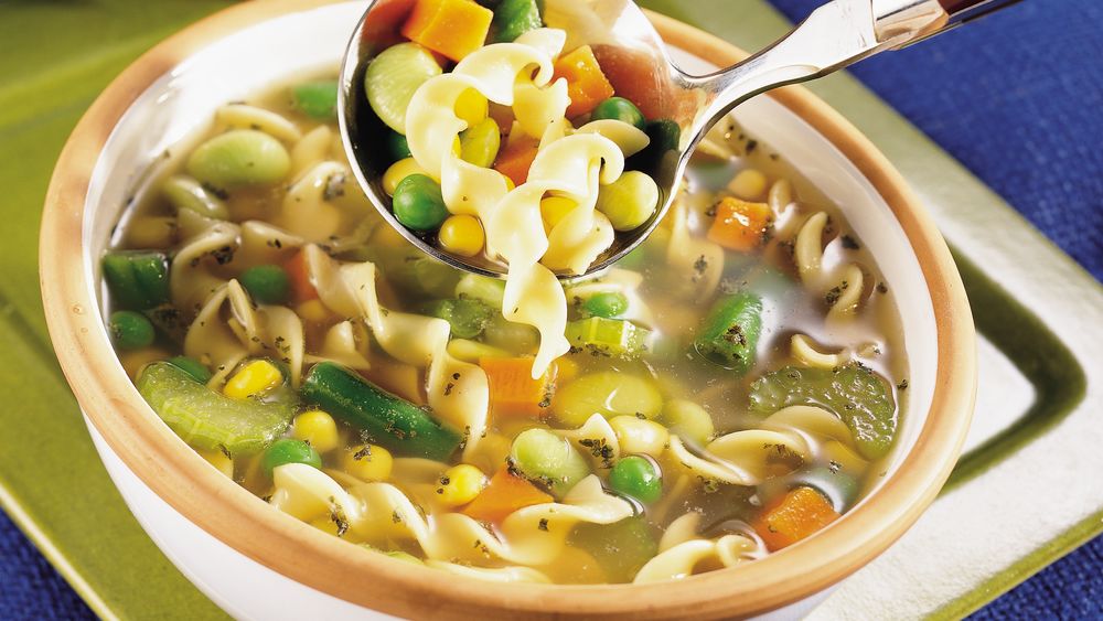 Vegetarian Noodle Soup recipe from Pillsbury.com