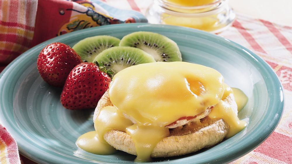 Easy Bacon And Eggs Benedict recipe from