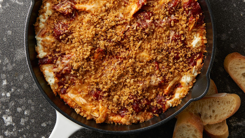 Chicken Parmesan Skillet Dip