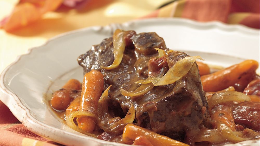 OvenBraised Beef Short Ribs recipe from