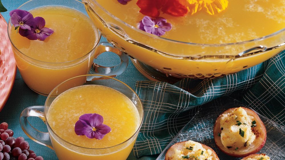 Golden Glow Punch recipe from