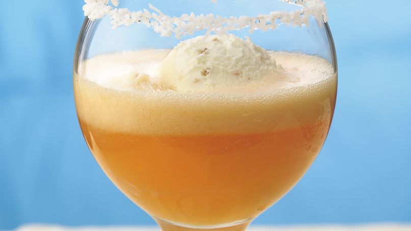 Dreamy Tropical Cream Fizz