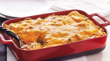 Chicken Tetrazzini Bake