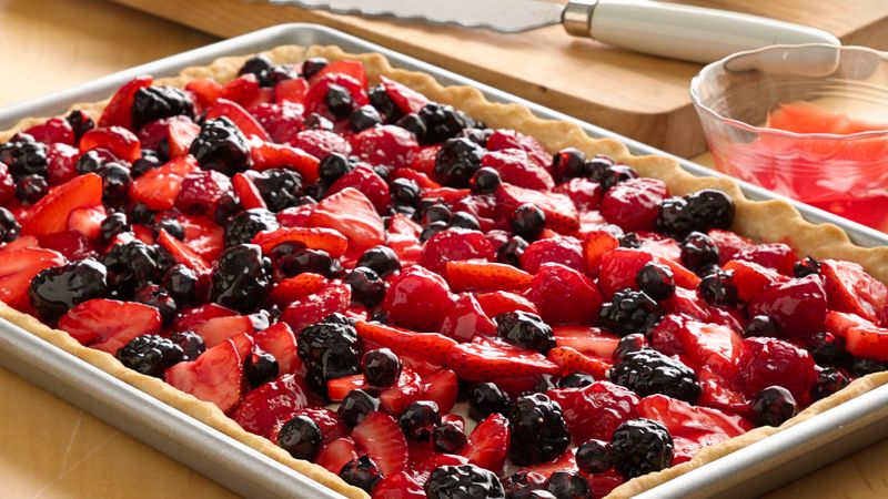 Fresh Berry Slab Pie