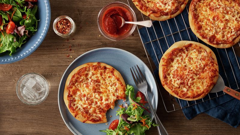 Mini Cheese Pizzas