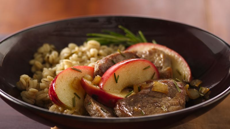 Apple-Rosemary Pork and Barley