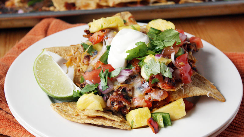 Chorizo-Pineapple Nachos