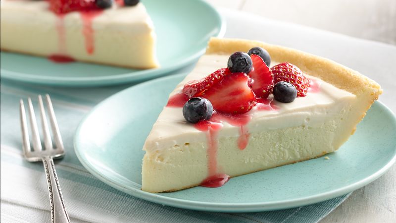 Impossibly Easy Cheesecake Recipe Bettycrocker Com