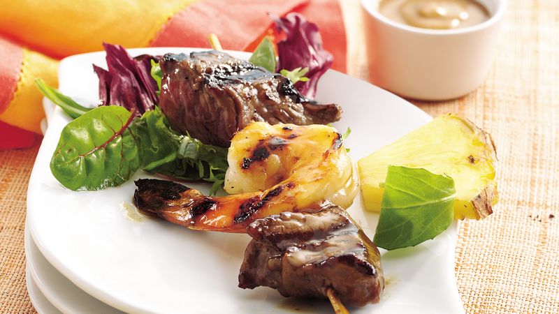 Grilled Surf and Turf Kabobs