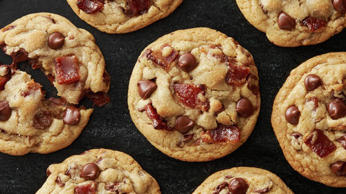 Candied Bacon Chocolate Chip Cookies-image