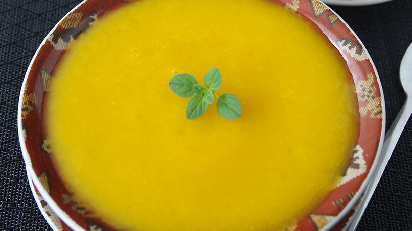 Pumpkin Cream and Ginger Soup