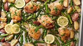 Lemon-Herb Chicken Sheet Pan Supper
