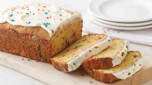 Birthday Cake Mix Bread Recipe Bettycrocker Com