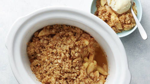 Slow Cooker Apple Crisp Recipe