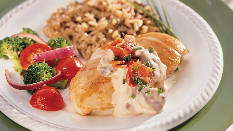 Chicken with Bacon and Mushrooms