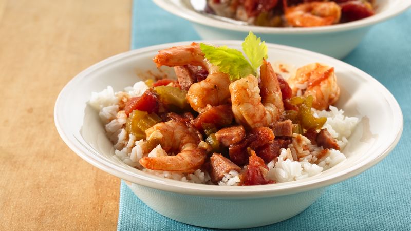 Slow Cooker Creole Jambalaya Cooking For 2 Recipe Bettycrocker Com