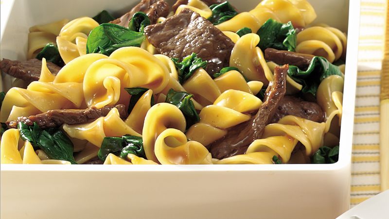 Gingered Beef and Noodles
