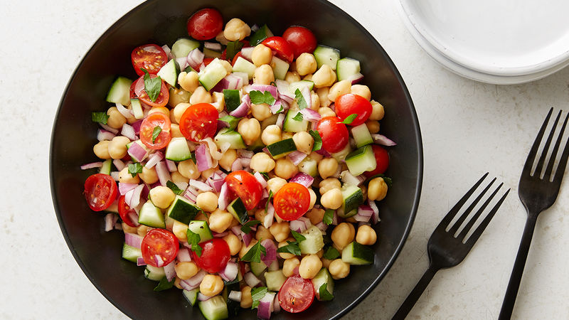 Easy Garbanzo Bean Salad Recipe - Tablespoon.com