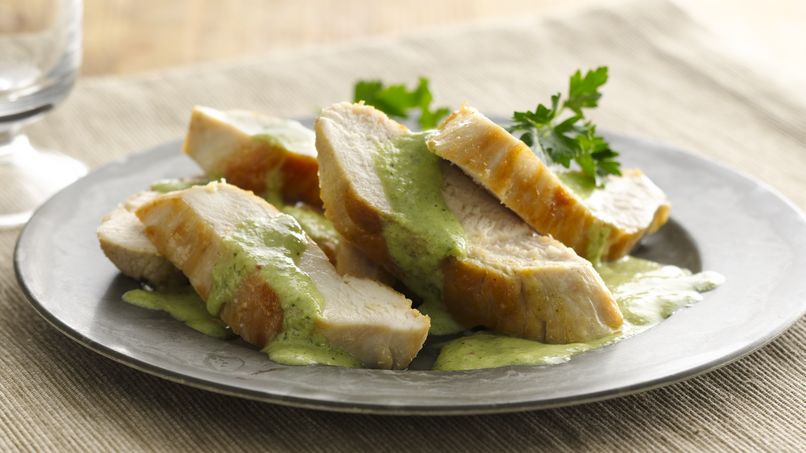 Gluten-Free Chicken with Creamy Chimichurri