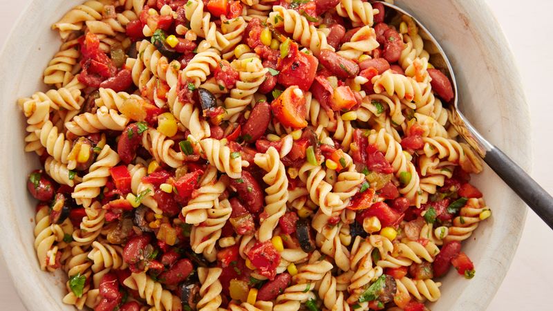 Spicy Mexican Pasta Salad Recipe - Tablespoon.com