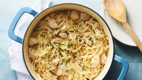 One-Pot Chicken Piccata Pasta Recipe 