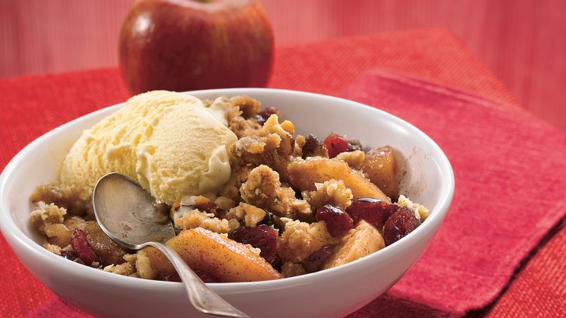 Cinnamon Apple Berry Crisp
