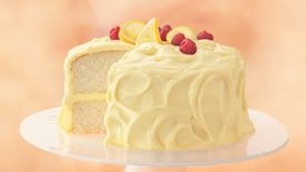 Lemon Cake with Whipping Cream Mousse