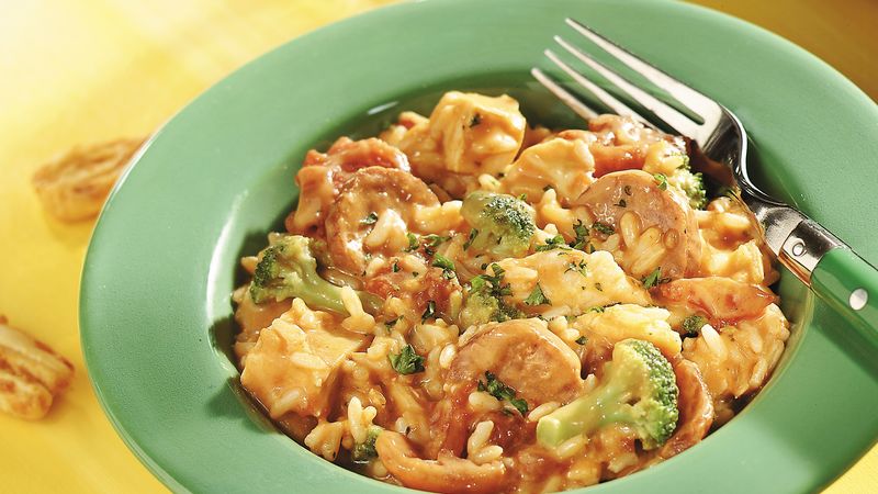 Easy Chicken and Sausage Jambalaya