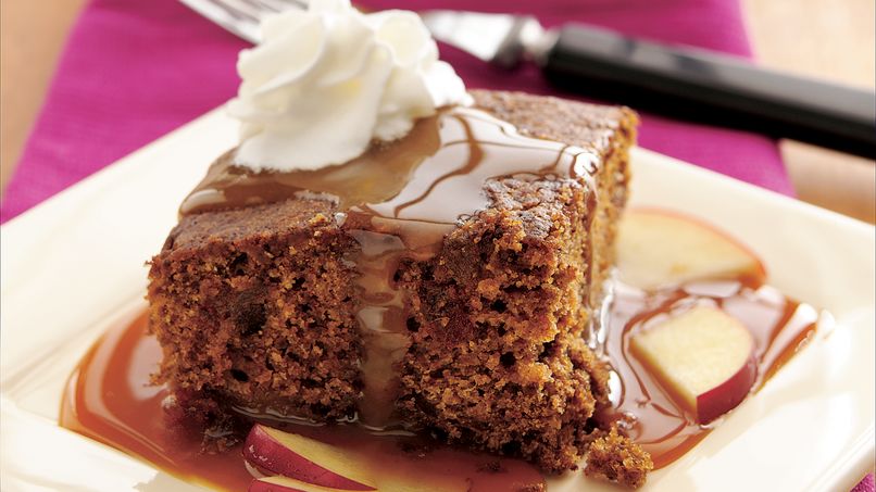 Pan de Jengibre con Caramelo y Manzana