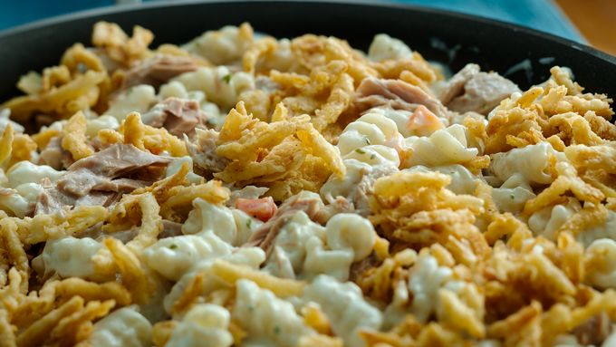 Crunchy Ranch Tuna Pasta