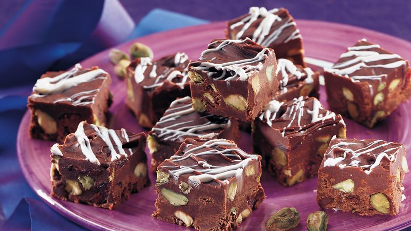 Pistachio Cranberry Fudge