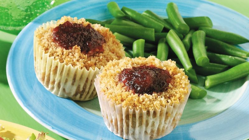 Mini Turkey and Cranberry Meatloaves