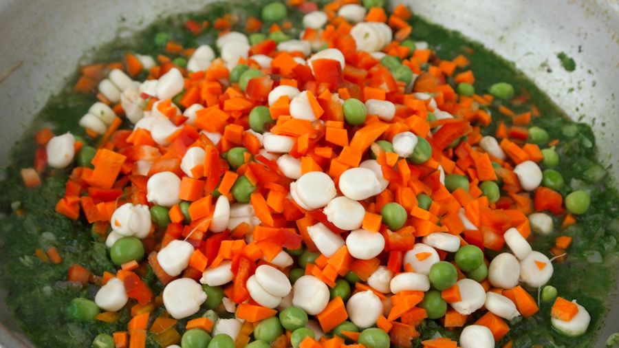 Receta de Aguadito de Mariscos Peruano