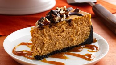 Turtle Pumpkin Cheesecake