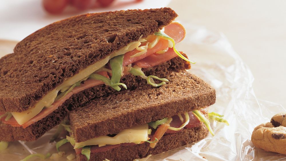 Honey Mustard Ham and Swiss Sandwiches Recipe